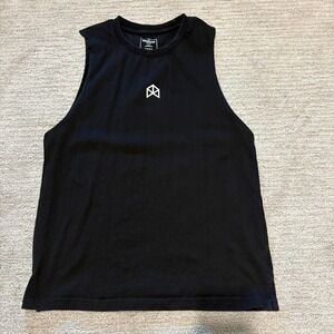 Rawgear Mens Muscle Tank Top Medium Black Sleeveless Graphic Gym Shirt LA Logo